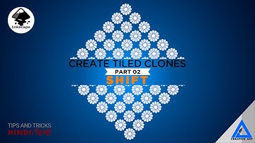 Inkscape Hindi | Create tiled clones Part 02 | Shift