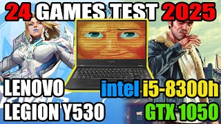 Intel i5-8300h | GTX 1050 Laptop | GAMING TEST 24 Games tested Lenovo Legion y530 Performance