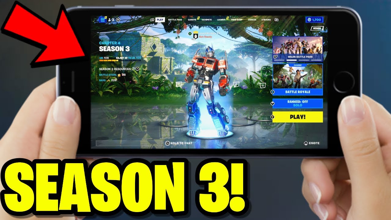 How To Play Fortnite on iOS and Android Mobile Devices - The Nerf Report 