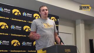 Nate Stanley explains what's going well with the Iowa offense
