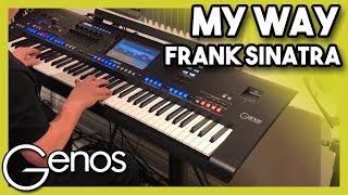 Video thumbnail of "My Way - Frank Sinatra (cover on Yamaha Genos)"