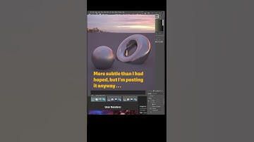 Painting on a 32-bit HDRI Environment Map #shorts