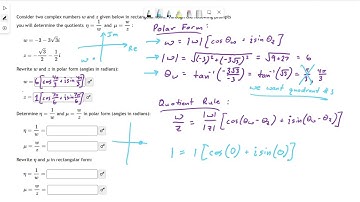 SM3.12.46 — de Moivre Quotient Theorem and Division of Complex Numbers