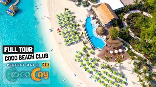 Coco Beach Club | Full Walkthrough Tour & Review | Perfect Day Coco Cay | 4K screenshot 4