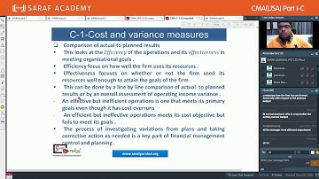 CMA(USA) Part-1 1st class-C