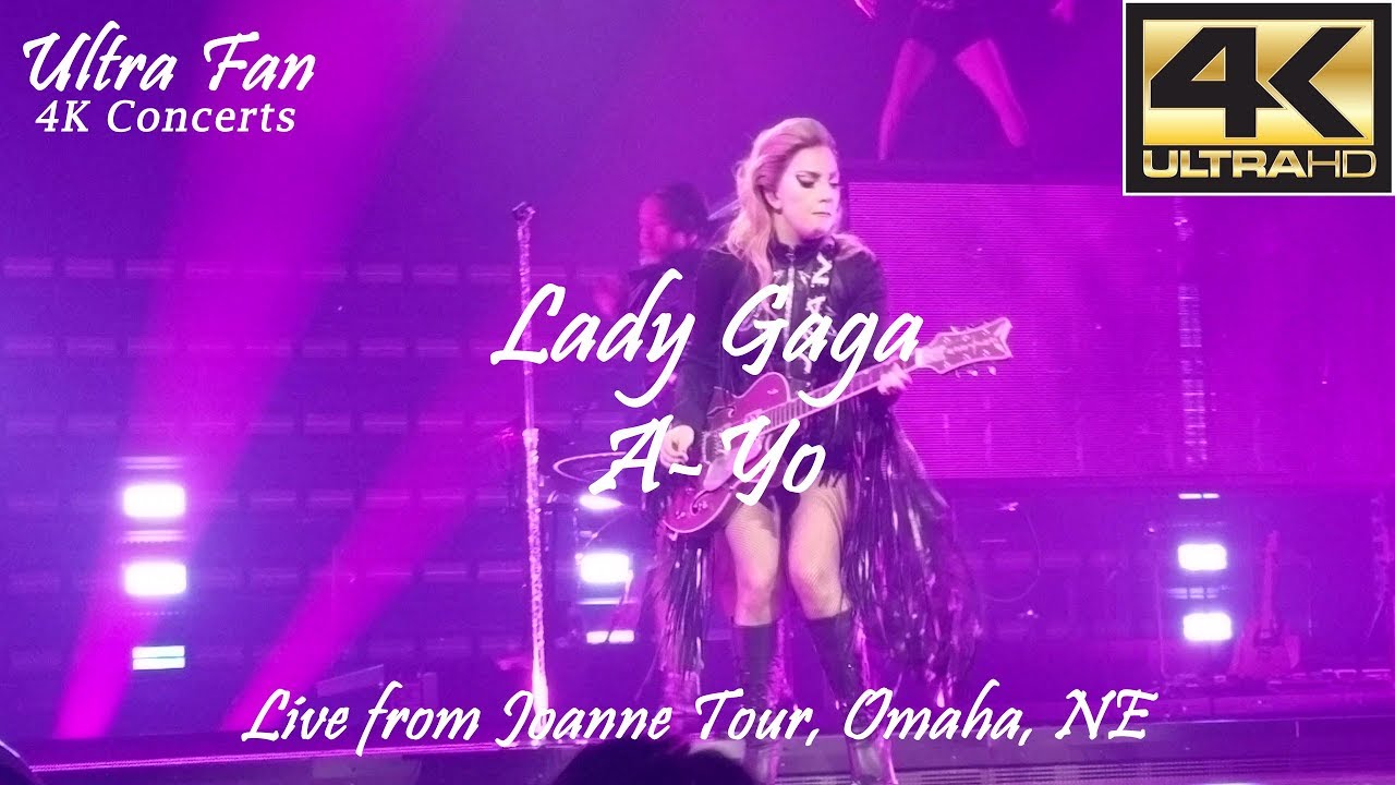 Lady Gaga AYo Live from Joanne Tour Omaha, NE YouTube