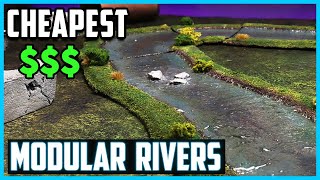 Cheap Realistic Modular River Using NO Resin