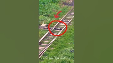 The railway track point switch #railtrack #railtrack #railway #railwaycontent #train