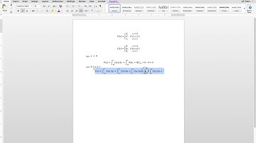 IEE 475 - Homework D2 Help - Deriving a CDF from a PDF using Microsoft Word