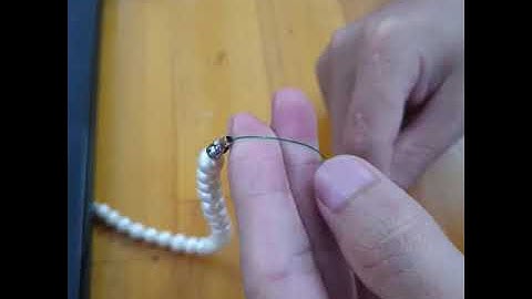 cách sâu vòng tay ngọc trai