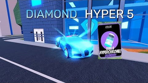 Getting a LEVEL 5 DIAMOND HYPERCHROME in Roblox Jailbreak
