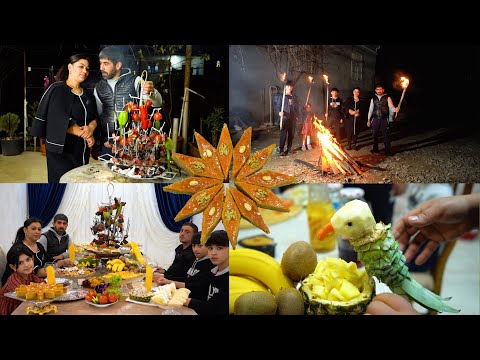 Gənc Xanım Tək Başına Hzırladığı Novruz Bayram Süfrəsi | Yeni İxtira Kabab Ağacı | Qodu Qodu