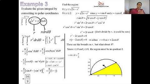 Double Integrals in Polar - Examples 3 and 4