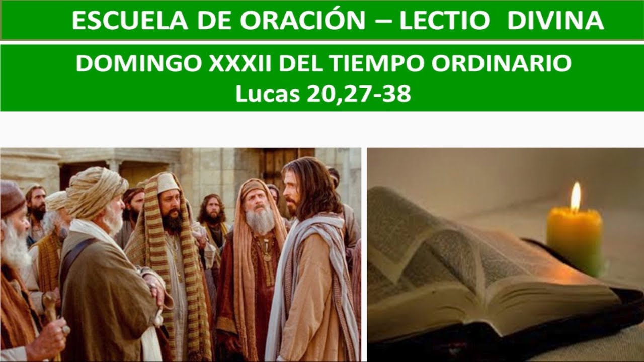 LECTIO DIVINA DOMINGO XXXII DEL TIEMPO ORDINARIO DEL CICLO C - YouTube