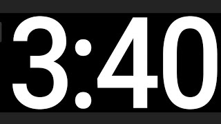 3 Minute 40 second Timer