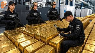Inside the World’s Most Secure Gold Factory 💰 | From Ore to 24K Bars