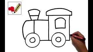 Como Dibujar Un Tren .