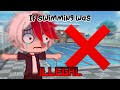 If swimming was banned || the reaction au || gacha club