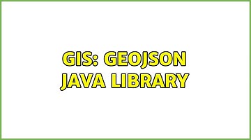 GIS: GeoJSON java library (3 Solutions!!)