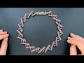 Trendy Necklace || Herringbone beaded necklace || How to make Beaded Necklace