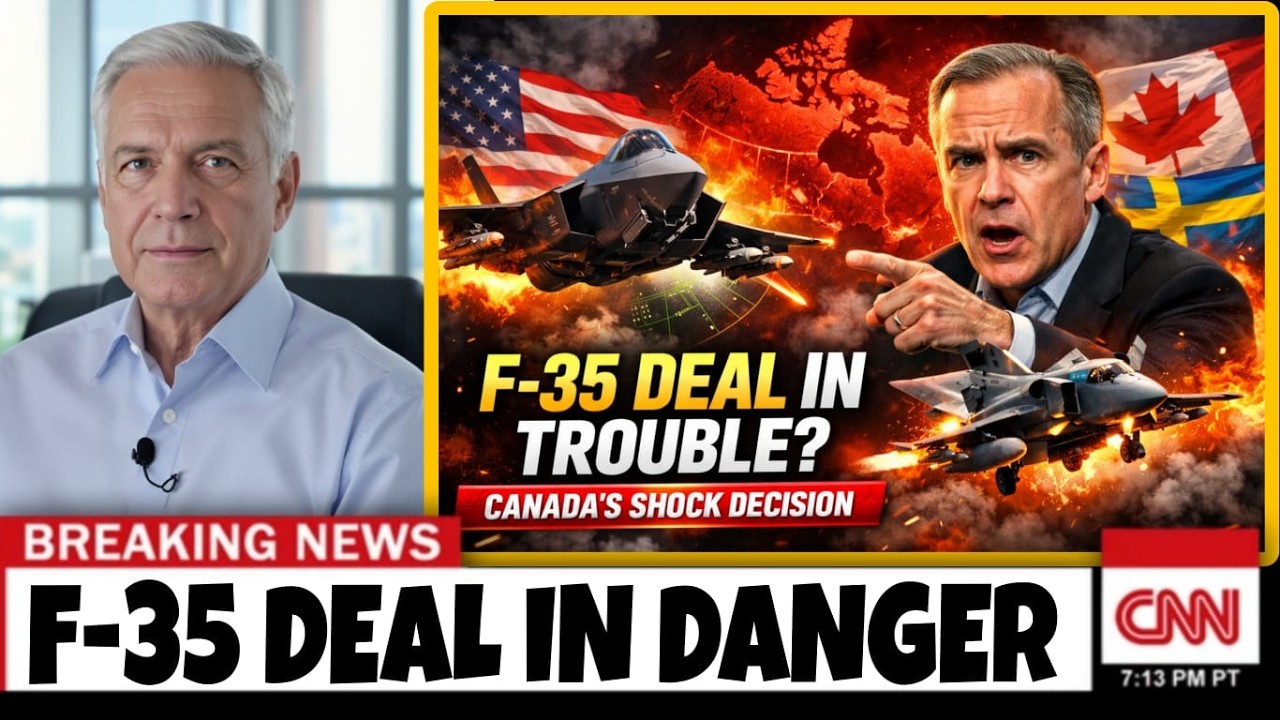 Canada’s $30B Fighter Jet Crisis: F-35 Deal in Danger as Saab Gripen Enters the Fight