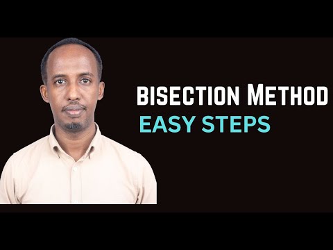 HOW TO SOLVE BISECTION METHOD 2023 - YouTube