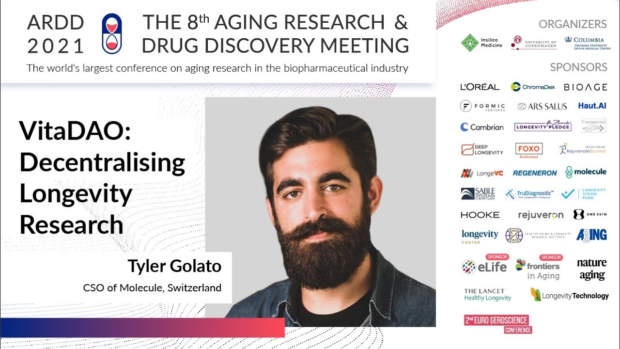 Tyler Golato presents at ARDD 2021