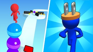 Stack Rider 🆚 Plug Head Race🧿🌺🌈Walkthrough Android IOS 2025 New Update Gameplay HT39