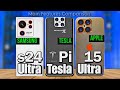 Samsung Galaxy s24 Ultra Vs Tesla Pi Vs Apple iPhone 15 Ultra  Ultimate Comparison