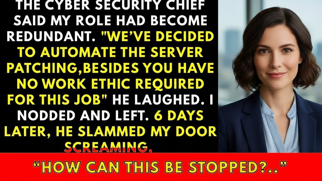 Chief Fires Me For Automation ("No Work Ethic") - Servers CRASH Uncontrollably!