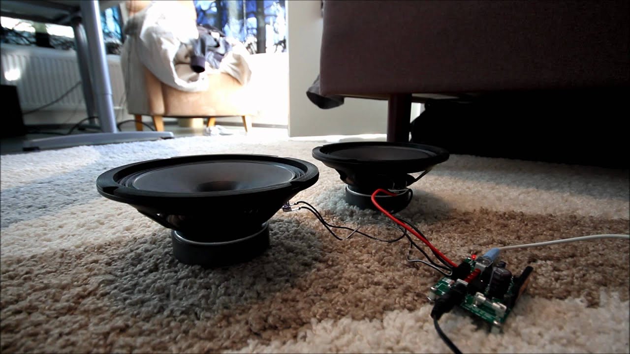 AMP6-Basic and Visaton BG 20 x 2 - YouTube