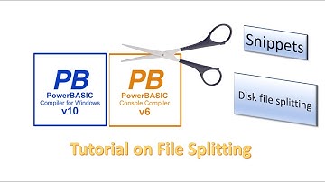 PowerBasic Snippets - File splitting large data files