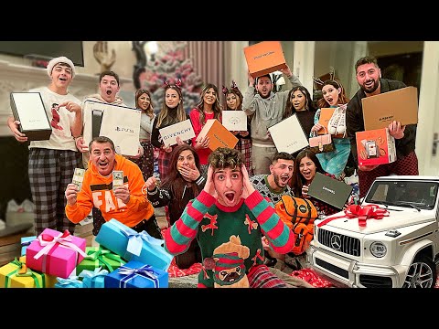WORLDS BEST FAMILY CHRISTMAS GIFTS OPENING!! (NEW CAR SURPRISE)