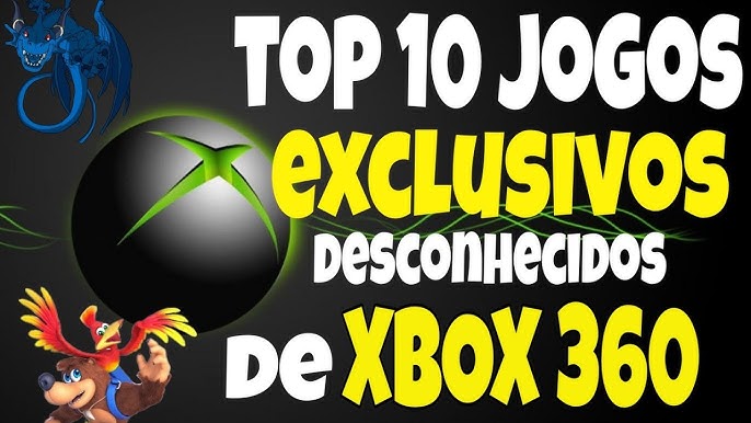 OS MELHORES JOGOS EXCLUSIVOS DO XBOX 360! 