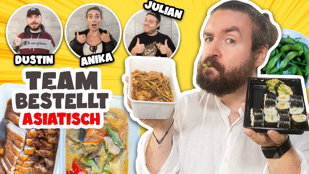 1 TAG ASIATISCH BESTELLBEWERTUNGEN von meinem TEAM raten