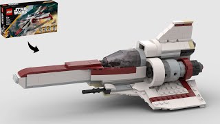 Lego Battlestar Galactica Colonial Viper - Alternate Build Of 75402 Arc-170 Starfighter