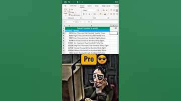 Convert number to words in excel 💯 #exceltutorial #exceltips #exceltricks #spreadsheets