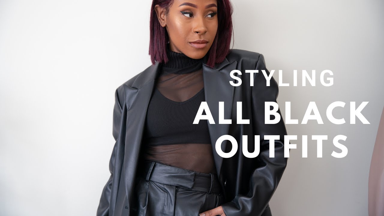 6 Different Ways to Style Black Outfits - Trendy Looks for 2021