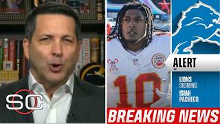 [BREAKING NEWS] Detroit Lions sign former Kansas City Chiefs RB Isiah Pacheco - Adam Schefter report