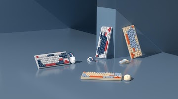 Experience our rechargeable wireless keyboard and mouse combo