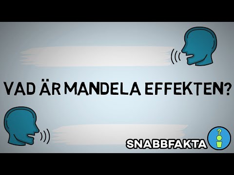 Video: Mandela-effekten: Vad Det är Och Hur Det Händer