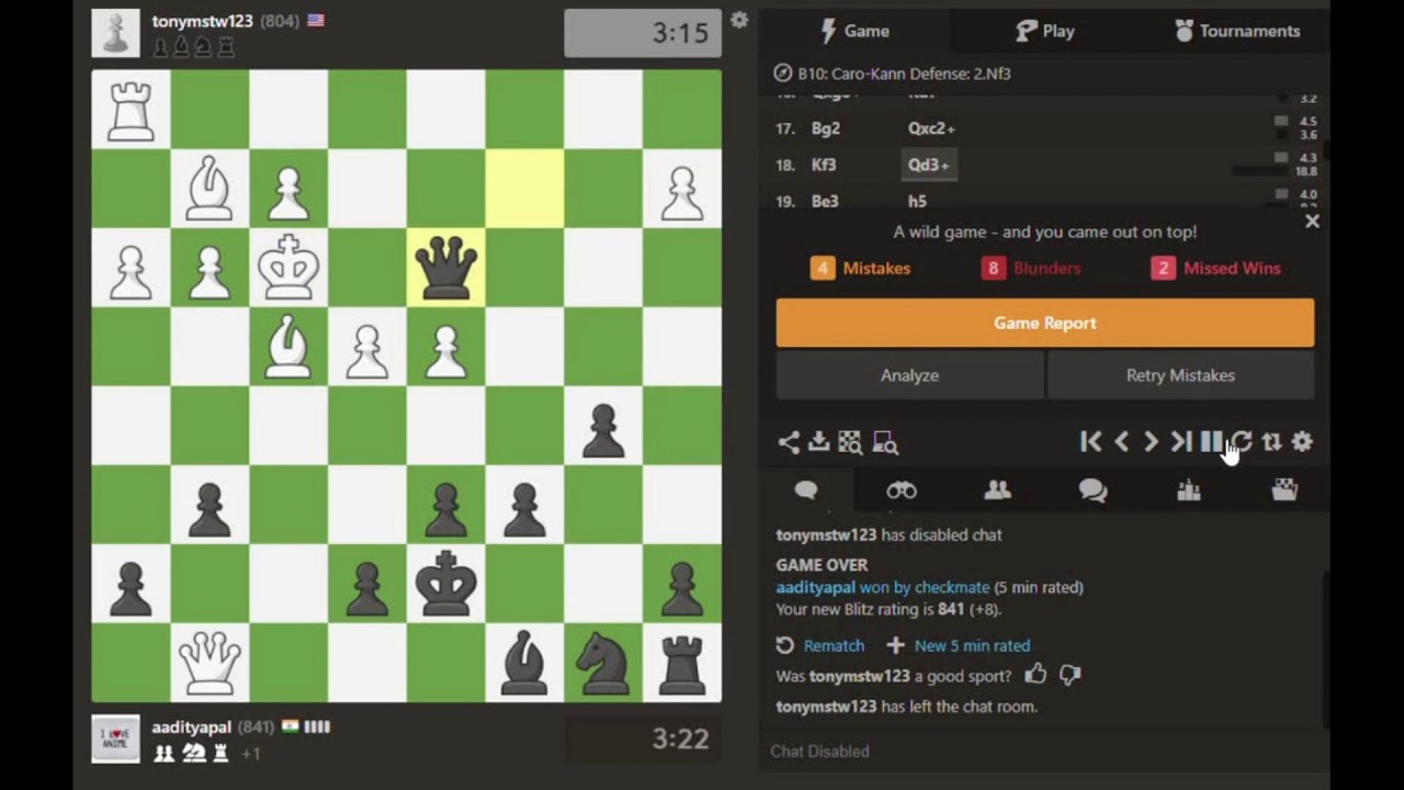 Chess Gameplay Easy Checkmate YouTube