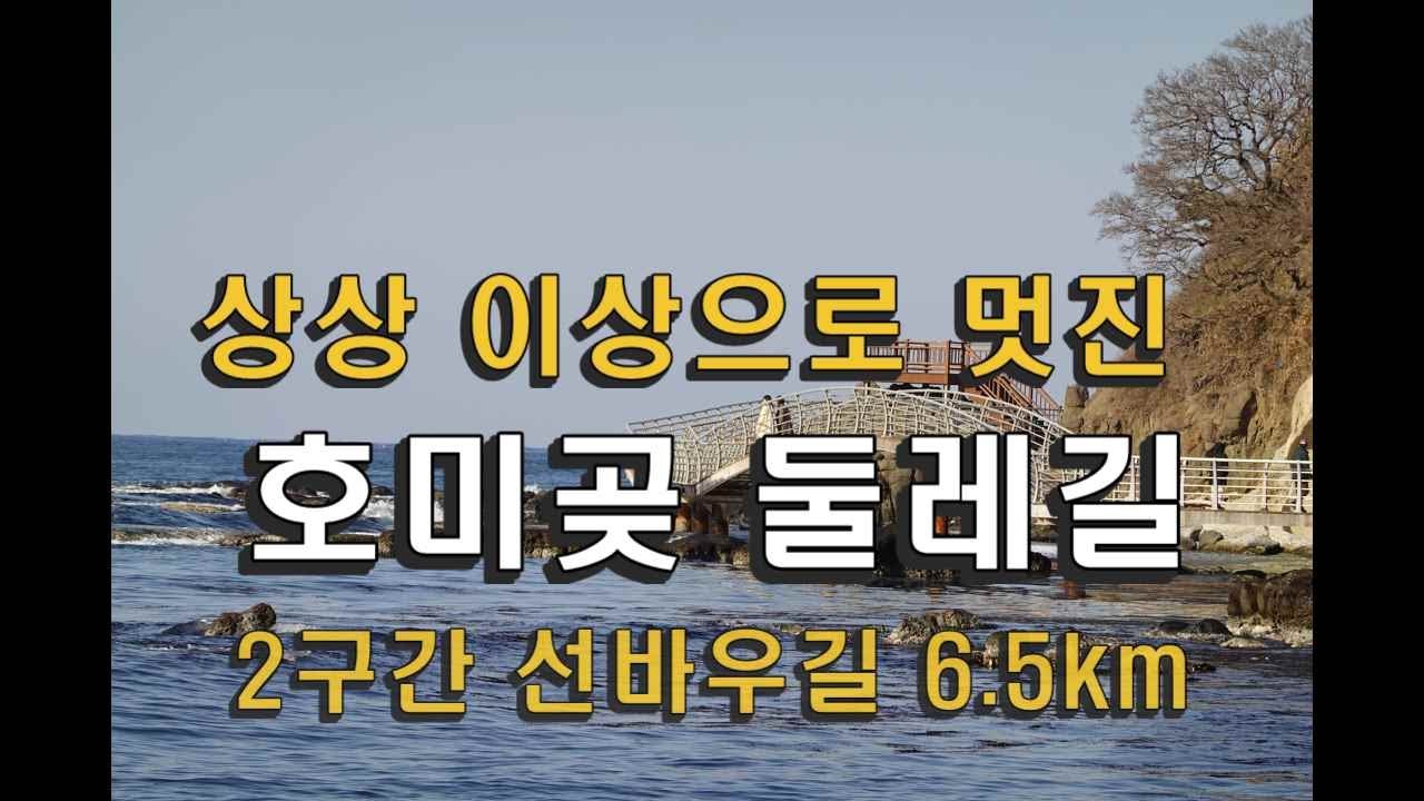 호미반도둘레길 (호미곶둘레길) / 제2코스 선바우길 / 6.5 km / 걷기 좋은 길