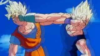 Phil VzQ on X: The big SSJ2 fight: Son Goku VS Majin Vegeta Not gonna lie,  this may be my personal favorite out of all the Super Saiyan moment pieces  up until