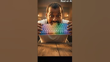 What’s Inside This GLASS Keyboard? #ai #asmr #asmrai