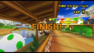 [MKW TAS] DS Yoshi Falls - 54.769 (Super Grinding) by N3vermind, Malleo, Marth, Akari and DwainiumB