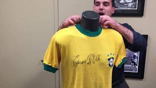 Pele Game Used Jersey, Brazil and Santos. Episode 26