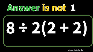 👉 The Internet’s Most Confusing Math Problem — 8 ÷ 2(2 + 2) Explained!