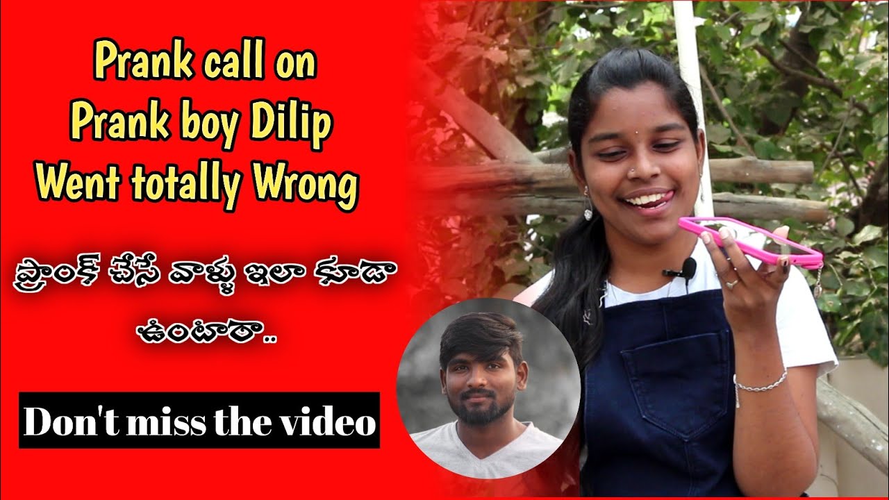 Prank call on Prank boy dilip