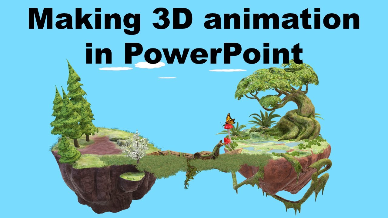 How to make 3D animation with PowerPoint - YouTube